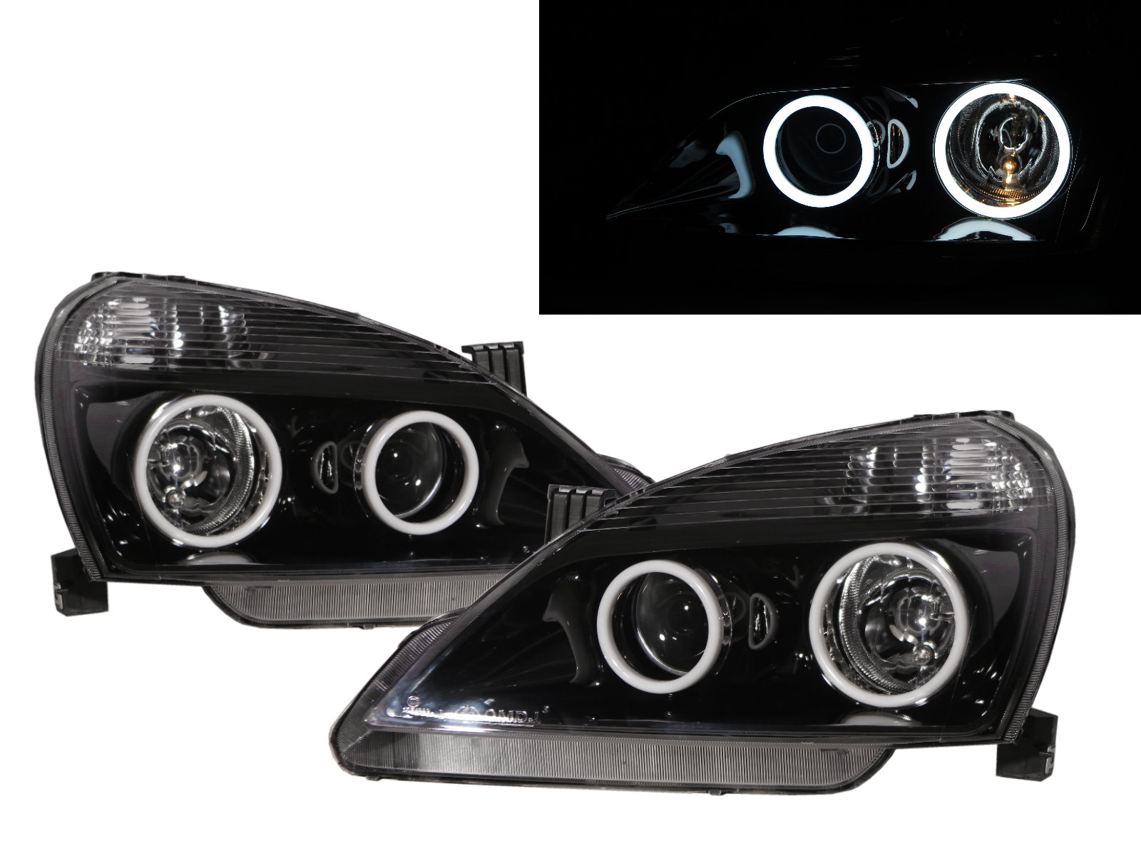 Aerio//Liana 02-07 Sedan//Hatchback 4D//5D Clear Headlight Chrome for SUZUKI LHD
