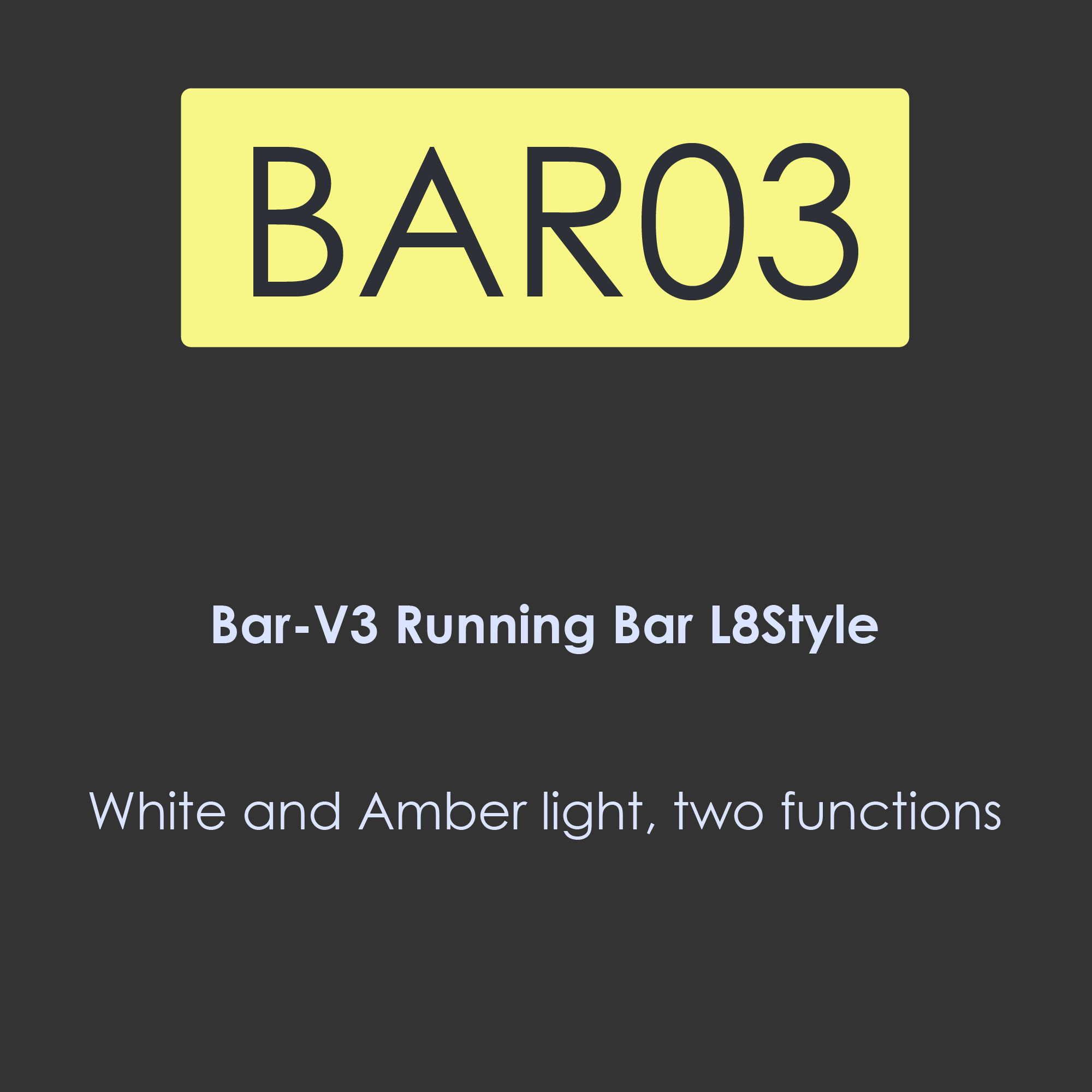 BAR03-Bar-V3 Running LED Bar L8Style