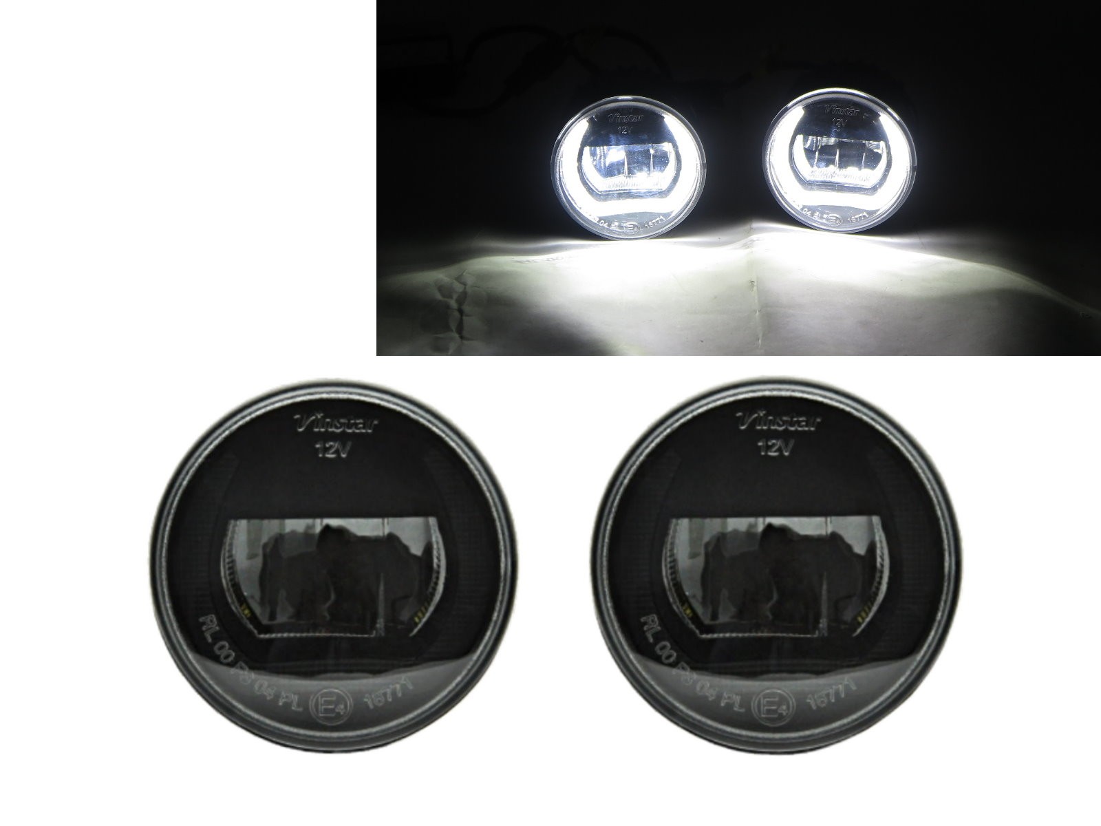 CrazyTheGod FX35/Fx37/Fx45/FX50/QX70 2006-2014 SUV 5D LED Fog Light Lamp DRL Daytime Running for INFINITI