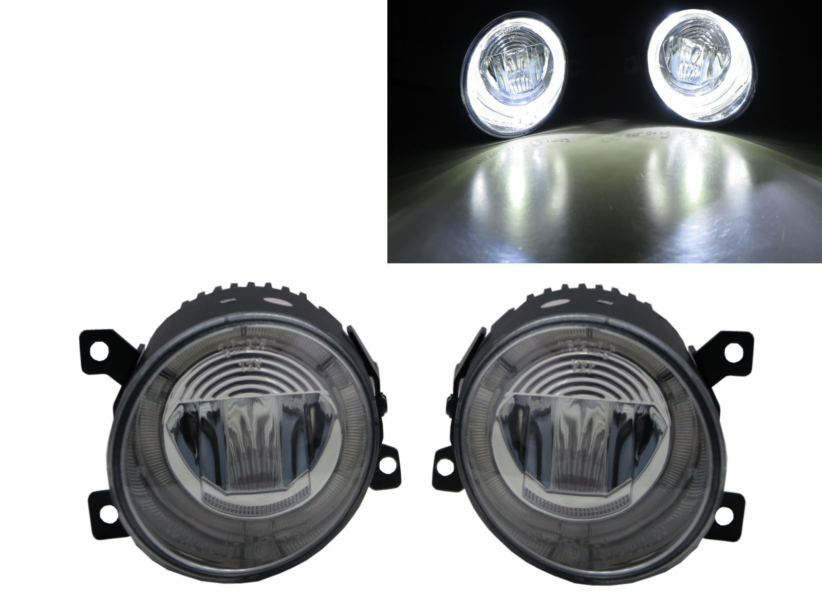 CrazyTheGod CITIGO 2012-2013 Hatchback 3D LED Fog Light Lamp DRL Daytime Running for SKODA