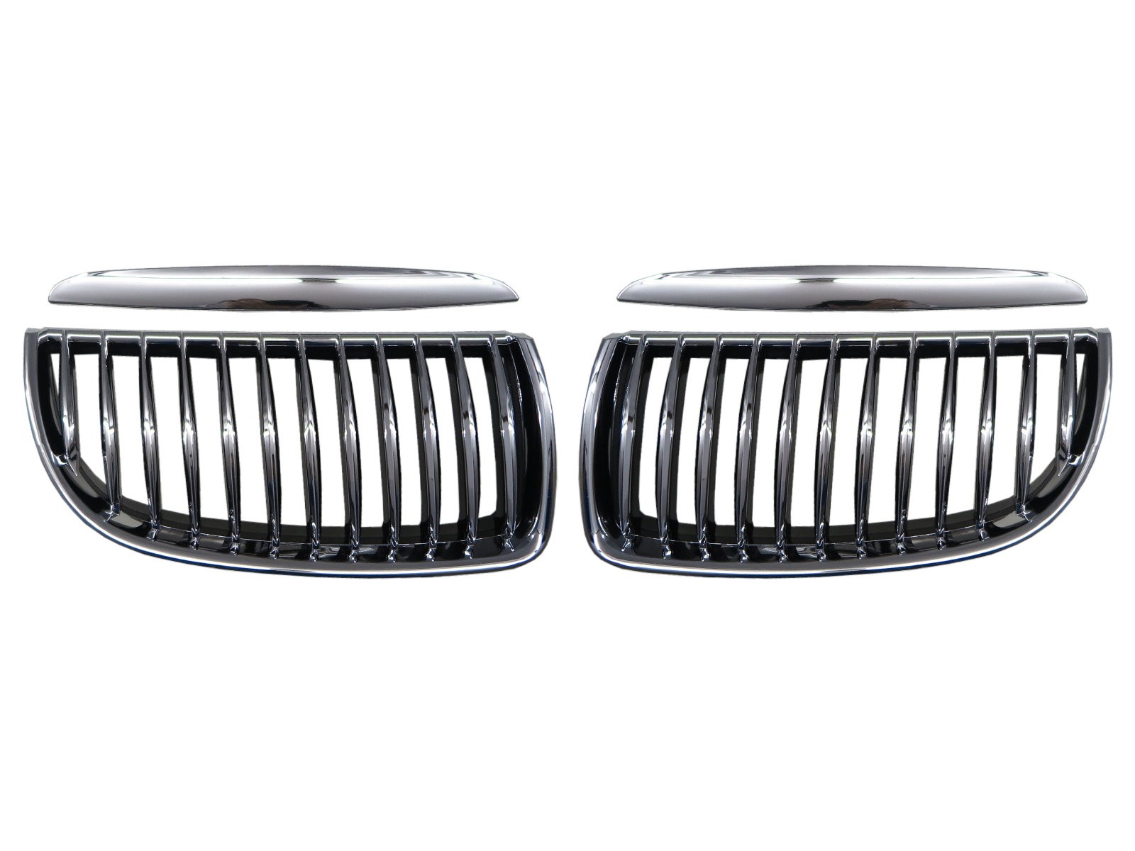 CrazyTheGod 3-Series E90/E91 Fifth generation 2005-2008 Sedan/Wagon 4D/5D GRILLE/GRILL Chrome for BMW
