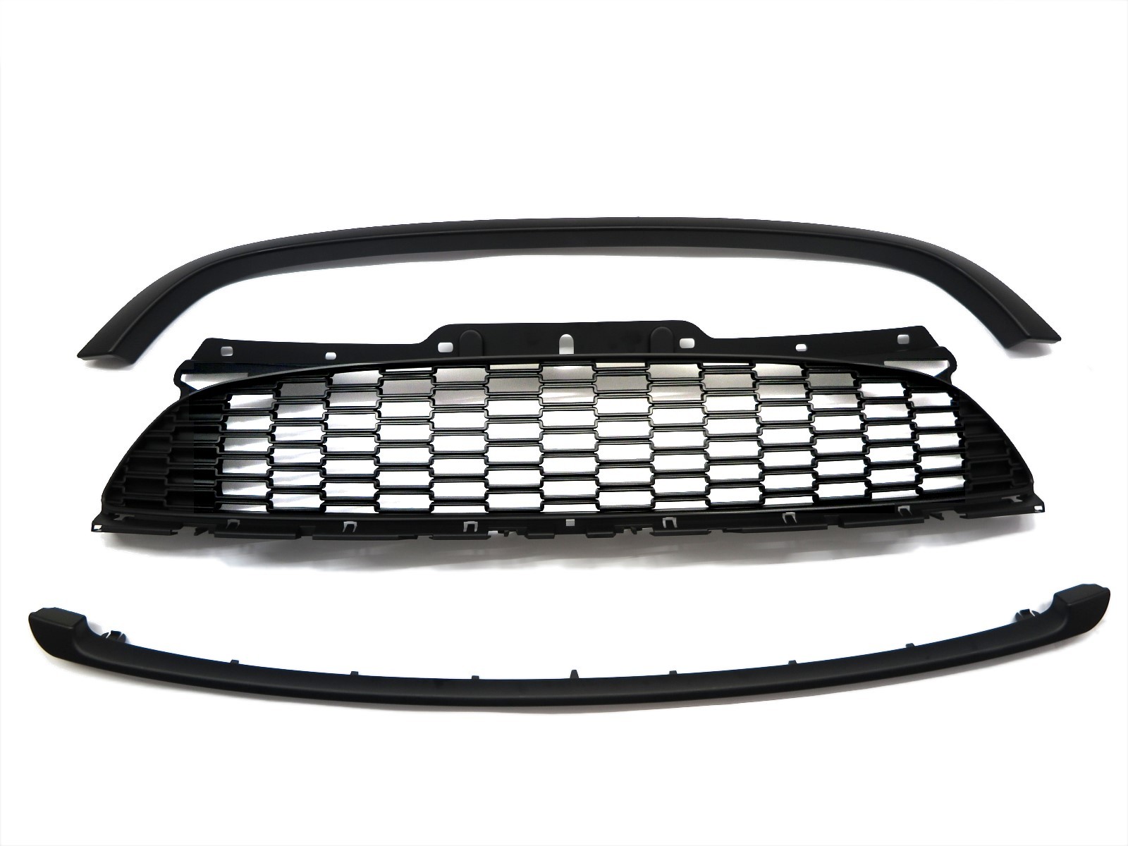 CrazyTheGod MINI COOPER S R55 R56 R57 R58 Second generation 2010-2013 Hatchback/Coupe/Convertible 2D/4D JCW Style GRILLE/GRILL Matt Black for MINI