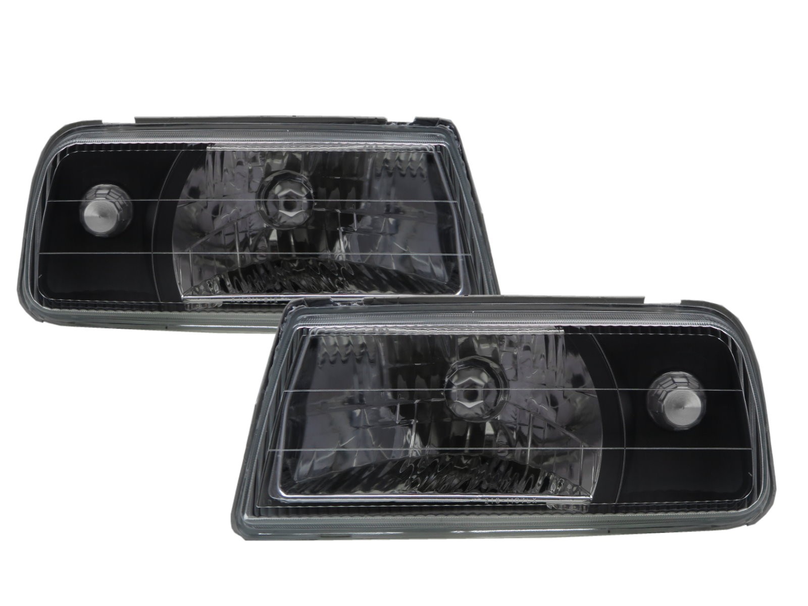 CrazyTheGod Sunrunner First generation 1988-1998 SUV 3D/5D Clear Headlight Headlamp Black for Asuna LHD