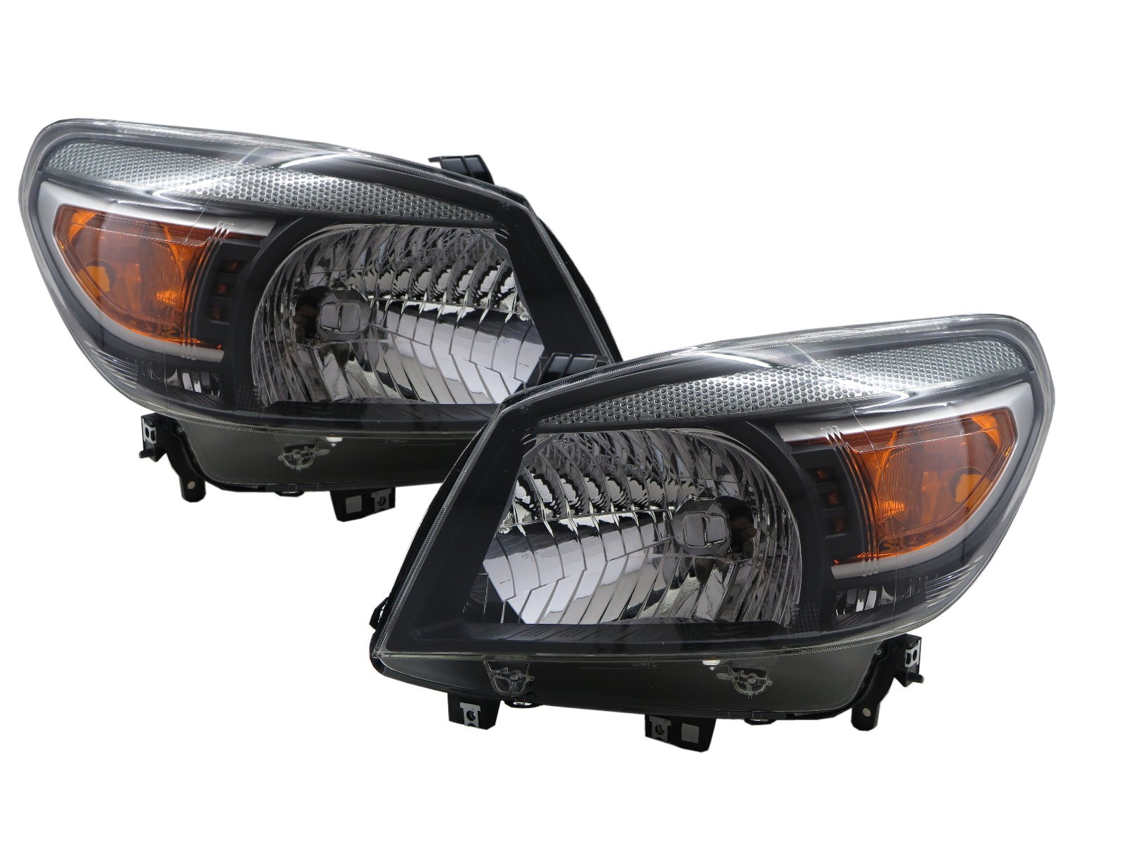 CrazyTheGod RANGER 2009-2011 SUV 5D Clear Headlight Headlamp Black for FORD RHD