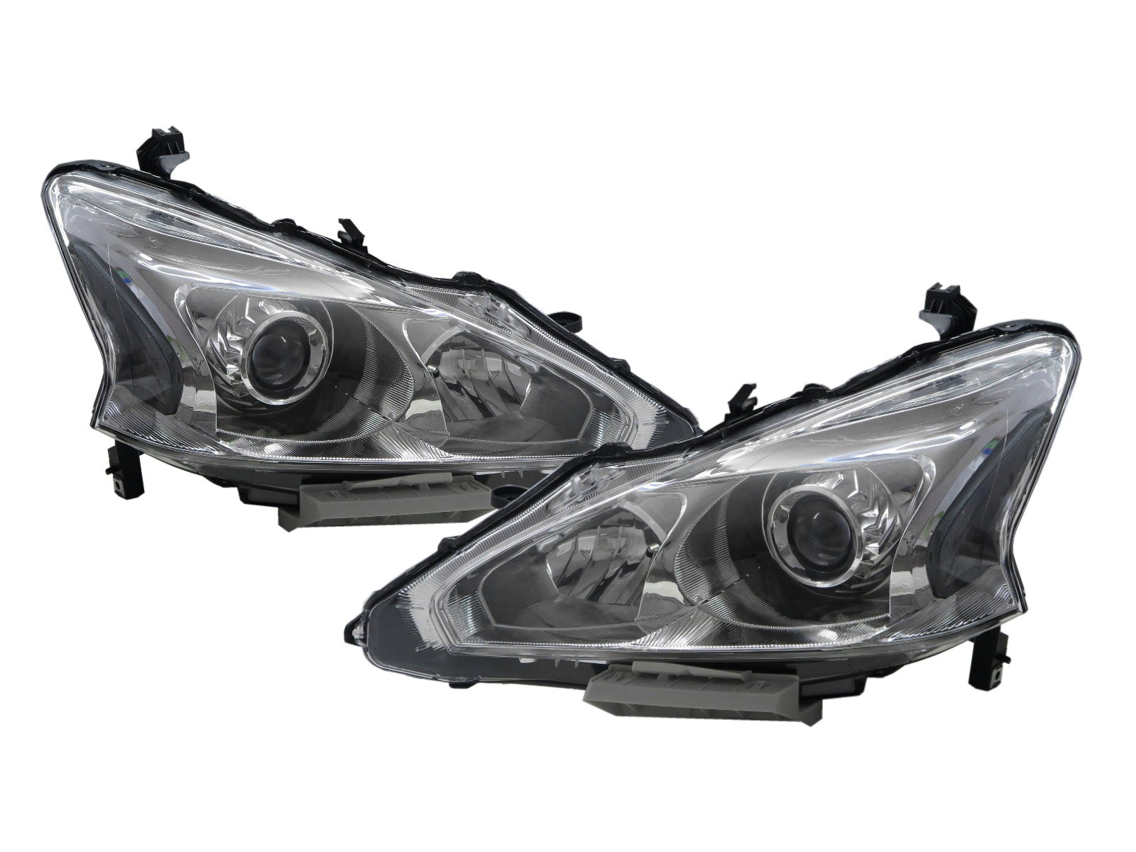 CrazyTheGod Teana L33 Fifth generation 2013-2015 PRE-FACELIFT Sedan 4D Projector Headlight Headlamp W/ Motor Chrome for NISSAN LHD