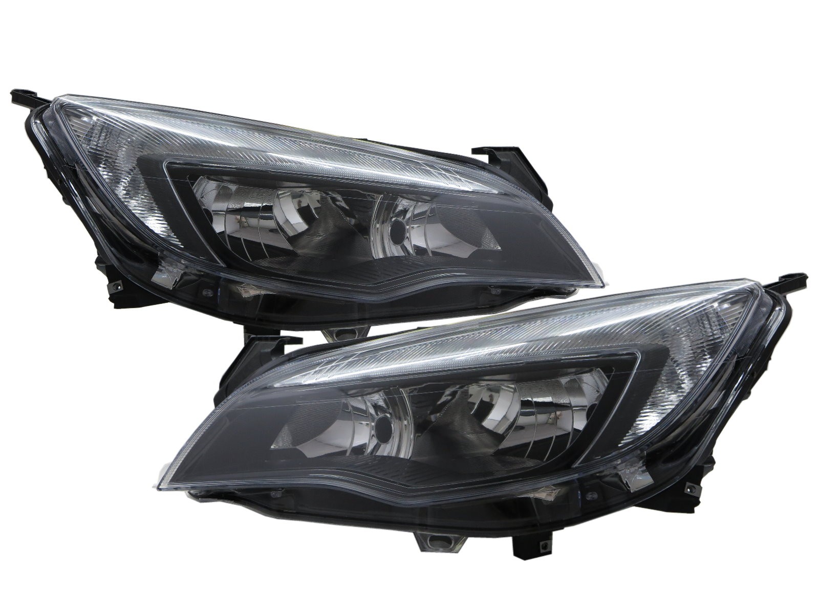 CrazyTheGod Astra J 2010-2012 Hatchback 5D Clear Headlight Headlamp Black for OPEL LHD