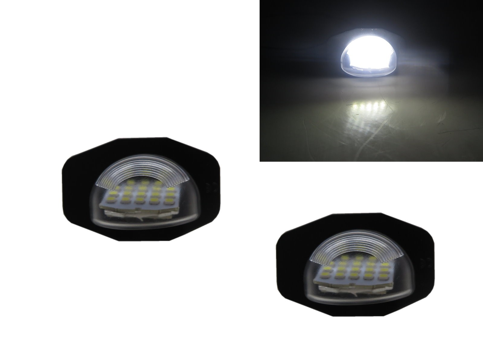 CrazyTheGod xB 2003-Present Hatchback 5D LED License Lamp White for SCION