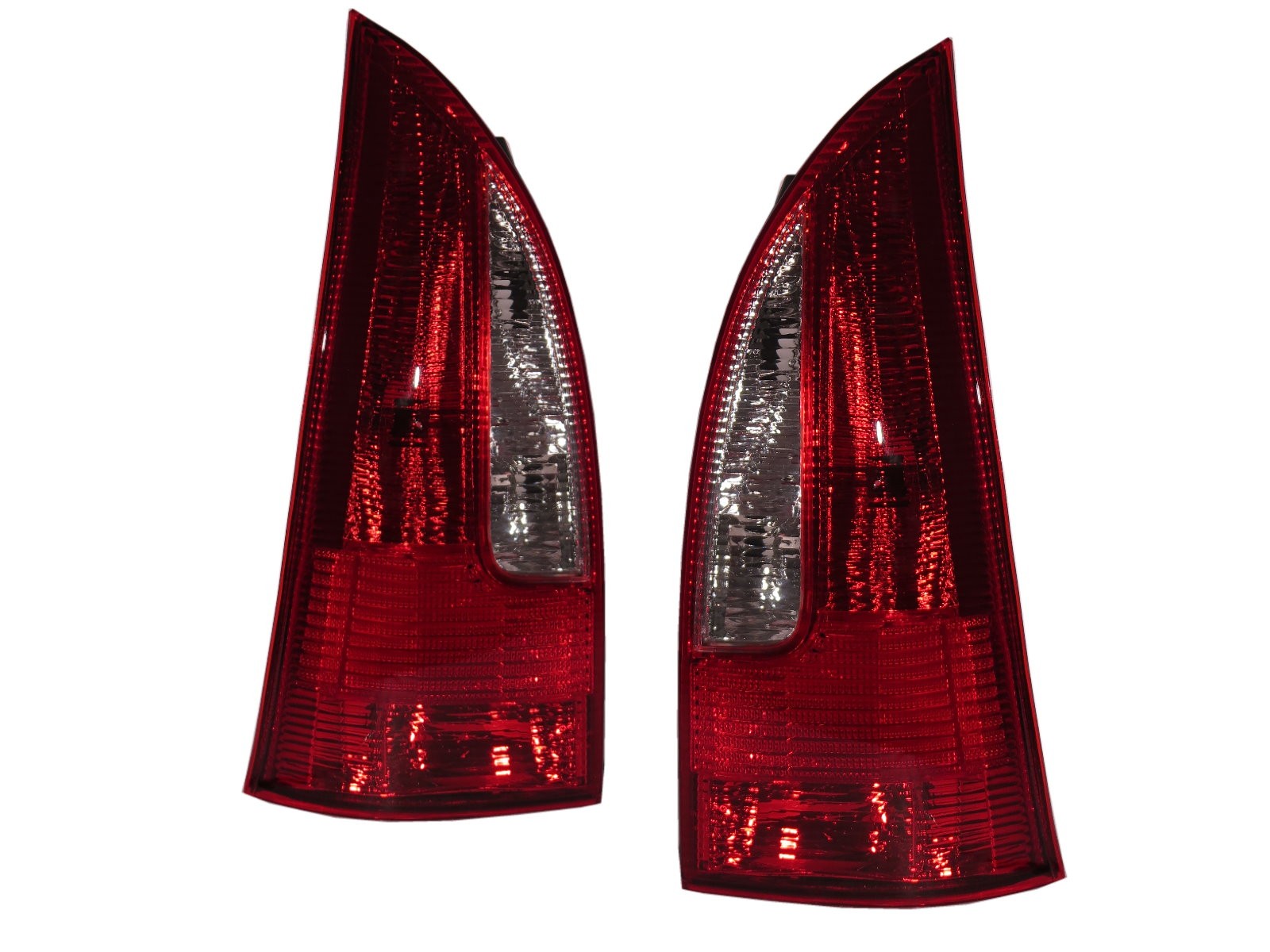 CrazyTheGod PREMACY First generation 1999-2001 PRE-FACELIFT MPV 5D Clear Tail Rear Light Red for MAZDA