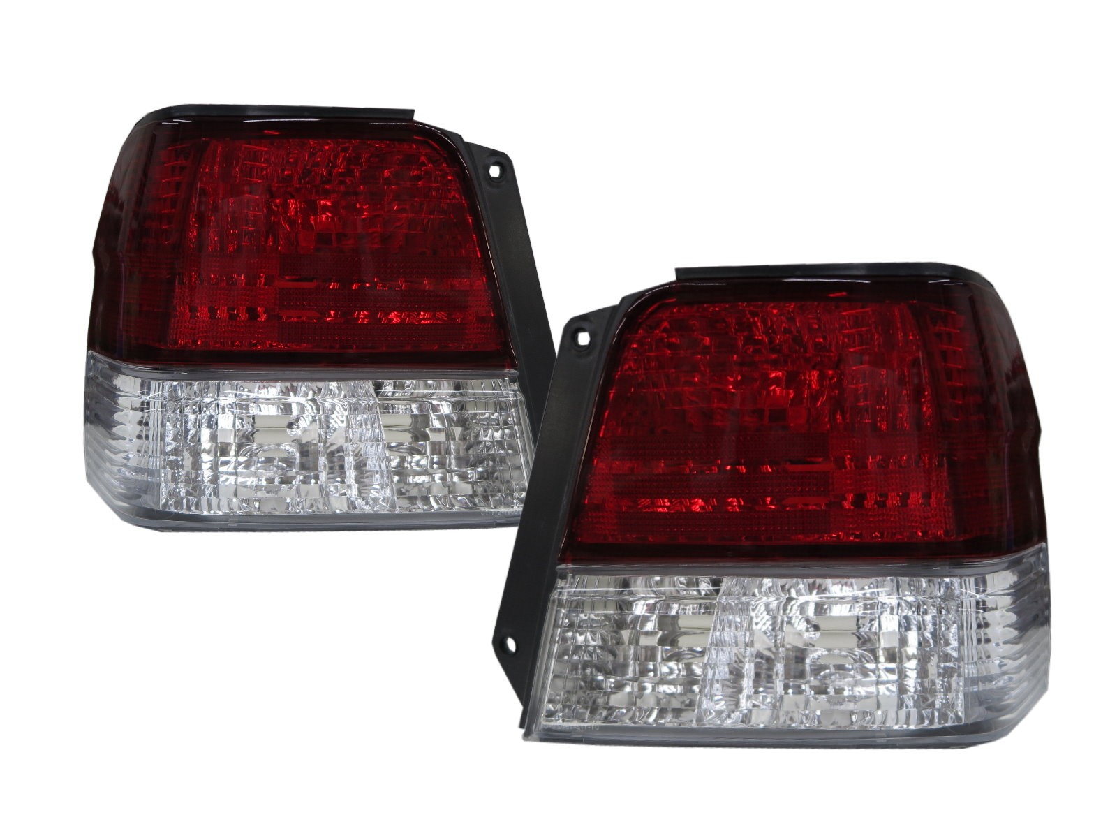 CrazyTheGod TERCEL L50 Fifth generation 1995-2002 Sedan 4D Clear Tail Rear Light Red/White Taiwan for TOYOTA