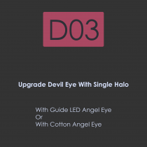 D02-Upgrade Devil Eye With Single Color Guide Light Halos