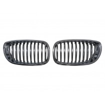 CrazyTheGod 3-Series E46 2002-2005 FACELIFT Coupe/Convertible 2D/3D GRILLE/GRILL Chrome for BMW