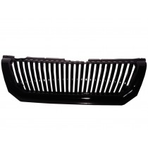 CrazyTheGod Montero Sport First generation 2000-2004 SUV 3D/5D Vertical Front Bumper Hood GRILLE/GRILL Gloss Black for Mitsubishi