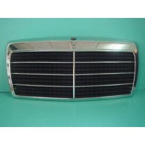CrazyTheGod W124 1985-1993 Pre-Facelift GRILLE/GRILL ASSAY 7MD CHROME/GRAY for Mercedes-Benz
