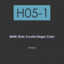 H05-3D Crystal Angel-Eye-BMW Style 3D Crystal Single Color