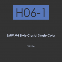 H06-BMW M4 Style Crystal Angle Eye-BMW M4 Style Crystal Single Color