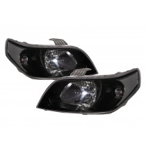 CrazyTheGod Barina TK Fifth generation 2009-2011 FACELIFT Hatchback 3D Clear Headlight Headlamp Black for HOLDEN LHD