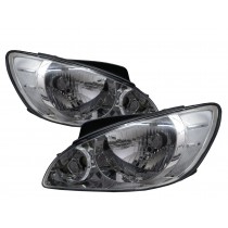 CrazyTheGod Getz/Click 2005-2011 FACELIFT Hatchback 3D/5D Crystal Headlight Headlamp Chrome for HYUNDAI LHD