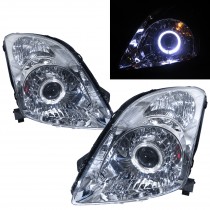 CrazyTheGod Swift ZA11S/ZC71S/ZC11S/ZD11S/ZC21S/ZD21S/ZC31S Second generation 2004-2010 Hatchback 3D/5D Guide LED Angle-Eye Projector Headlight Headlamp Chrome for SUZUKI LHD