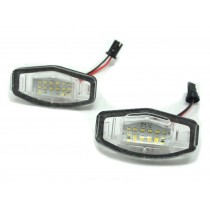 CrazyTheGod TSX CU2 Second generation 2009-2014 Sedan 4D LED License Lamp Clear for ACURA