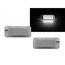 CrazyTheGod KUGA 2008-Present Wagon 5D LED License Lamp White for FORD