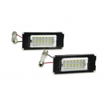 CrazyTheGod MINI R59 Second generation 2011-Present Coupe/Convertible 2D LED License Lamp White for MINI