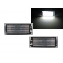 CrazyTheGod TWINGO II Second generation 2007-2014 Hatchback 3D LED License Lamp White for RENAULT
