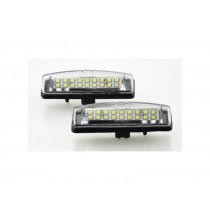CrazyTheGod Colt PLUS 2003-2011 Hatchback/Wagon/Convertible 2D/3D/5D LED License Lamp White for Mitsubishi