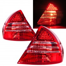 CrazyTheGod Mirage Fifth generation 1998-2000 Facelift Sedan/Coupe 2D/4D LED Tail Rear Light Red for Mitsubishi