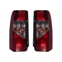 CrazyTheGod Xterra WD22 First generation 2002-2004 SUV 5D Clear Tail Rear Light Red/Clear for NISSAN
