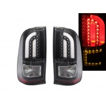CrazyTheGod HILUX MK7 N70 2005-2014 LED BAR Tail Rear Light Lamp V1 BLACK for TOYOTA TRUCK