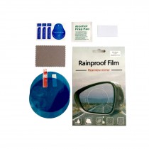 CrazyTheGod Car Rearview Mirror RainProof Film Stickers 95x95mm 2PCS for Universal