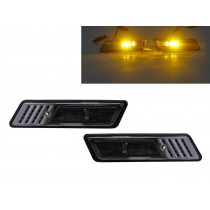 CrazyTheGod 3-Series E36 Third generation 1991-1996 Touring/Sedan/Coupe/Convertible 2D/4D/5D LED Z3Look Side Marker Light Lamp Smoke for BMW