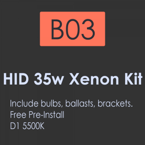 B03-HID 35W Xenono kit (Free Pre-Install)