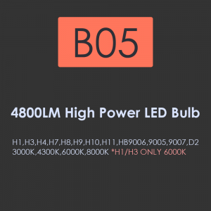 B05-4800LM High Power LED bulb