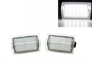 CrazyTheGod M-CLASS W166 Third generation 2012-2019 Wagon 5D LED Courtesy Side Door Light White for Mercedes-Benz
