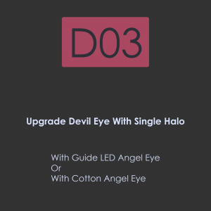 D02-Upgrade Devil Eye With Single Color Cotton Halos