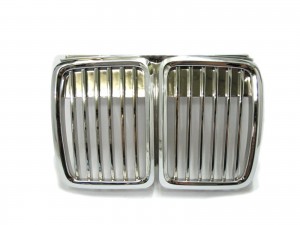 CrazyTheGod 3-Series E30 1982-1994 Sedan/Wagon/Coupe/Convertible 2D/4D/5D M3Look GRILLE/GRILL Chrome for BMW