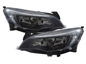 CrazyTheGod Excelle XT Second generation 2010-2013 Hatchback 5D Clear Headlight Headlamp Black for Buick LHD
