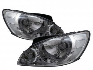 CrazyTheGod Getz/Click 2005-2011 FACELIFT Hatchback 3D/5D Crystal Headlight Headlamp Chrome for HYUNDAI LHD