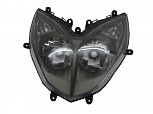CrazyTheGod Movie 2013-2014 Motorcycles Clear Headlight Headlamp Black for Kymco