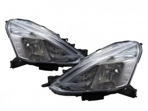 CrazyTheGod Grand Livina L11 Second generation 2013-present MPV 5D Clear Headlight Headlamp W/ Motor Chrome for NISSAN LHD