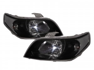 CrazyTheGod G3 Wave 2009-2011 FACELIFT Hatchback 5D Clear Headlight Headlamp Black for PONTIAC LHD