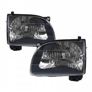 CrazyTheGod TACOMA First generation 2001-2004 Facelift Pickup/Truck 2D/4D Clear Headlight Headlamp Black for TOYOTA LHD