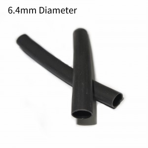 3:1 Ratio 6.4mm Adhesive Glue Lined Heat Shrink Tubing 40mm Sections 20PCS for Universal