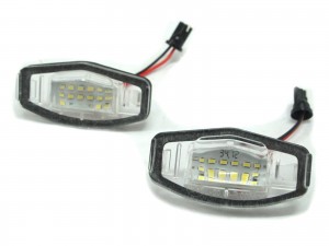 CrazyTheGod MDX YD2 Second generation 2007-2009 Pre-Facelift SUV 5D LED License Lamp Clear for ACURA