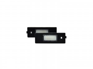 CrazyTheGod 6-Series F12 Third generation 2011-Present Convertible 2D LED License Lamp White for BMW