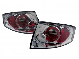 CrazyTheGod TT 8N First generation 1998-2006 Coupe/Convertible 2D Clear Tail Rear Light Chrome for AUDI LHD