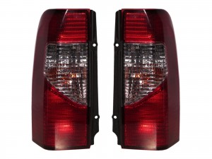 CrazyTheGod Xterra WD22 First generation 2002-2004 SUV 5D Clear Tail Rear Light Red/Clear for NISSAN