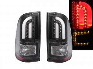 CrazyTheGod HILUX MK7 N70 2005-2014 LED BAR Tail Rear Light Lamp V1 BLACK for TOYOTA TRUCK