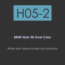 H05-3D Crystal Angel-Eye-BMW Style 3D Dual Color